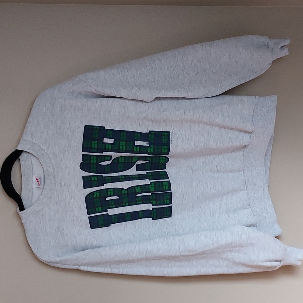 Vintage Jerzees Irish SweatShirt Made In USA Size L